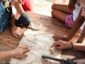treasure hunt kids on the map